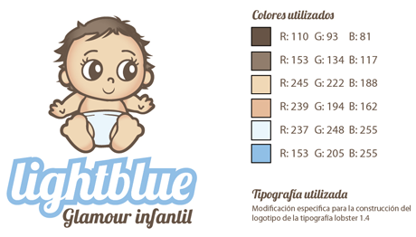 diseño de logotipo azul