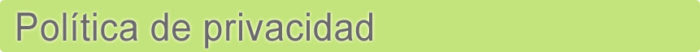 Política de Privacidad