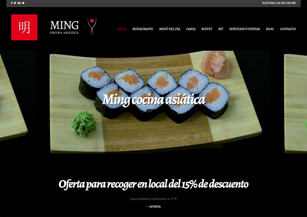 Ming cocina asiatica