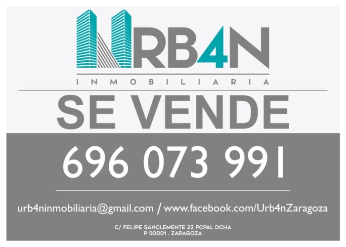 Cartel de inmobiliaria