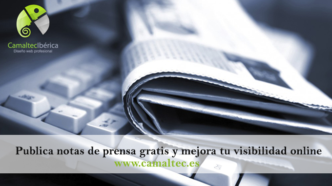 Publica notas de prensa gratis y mejora tu visibilidad online